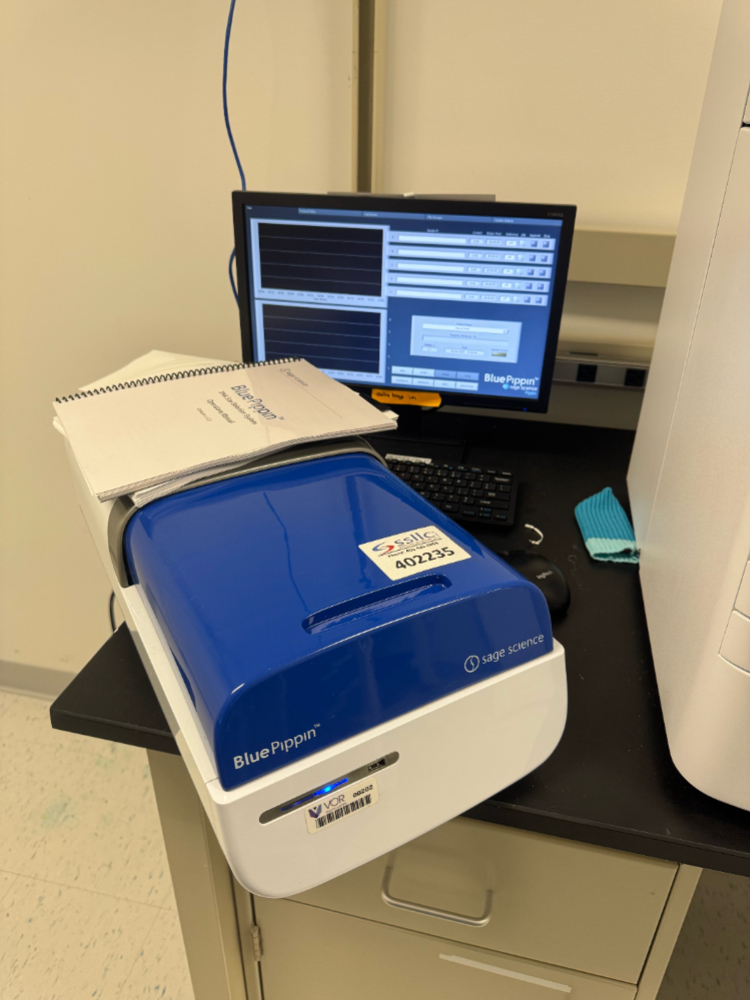 Image of Sage Science BluePippin Automated Preparative Gel Electrophoresis System